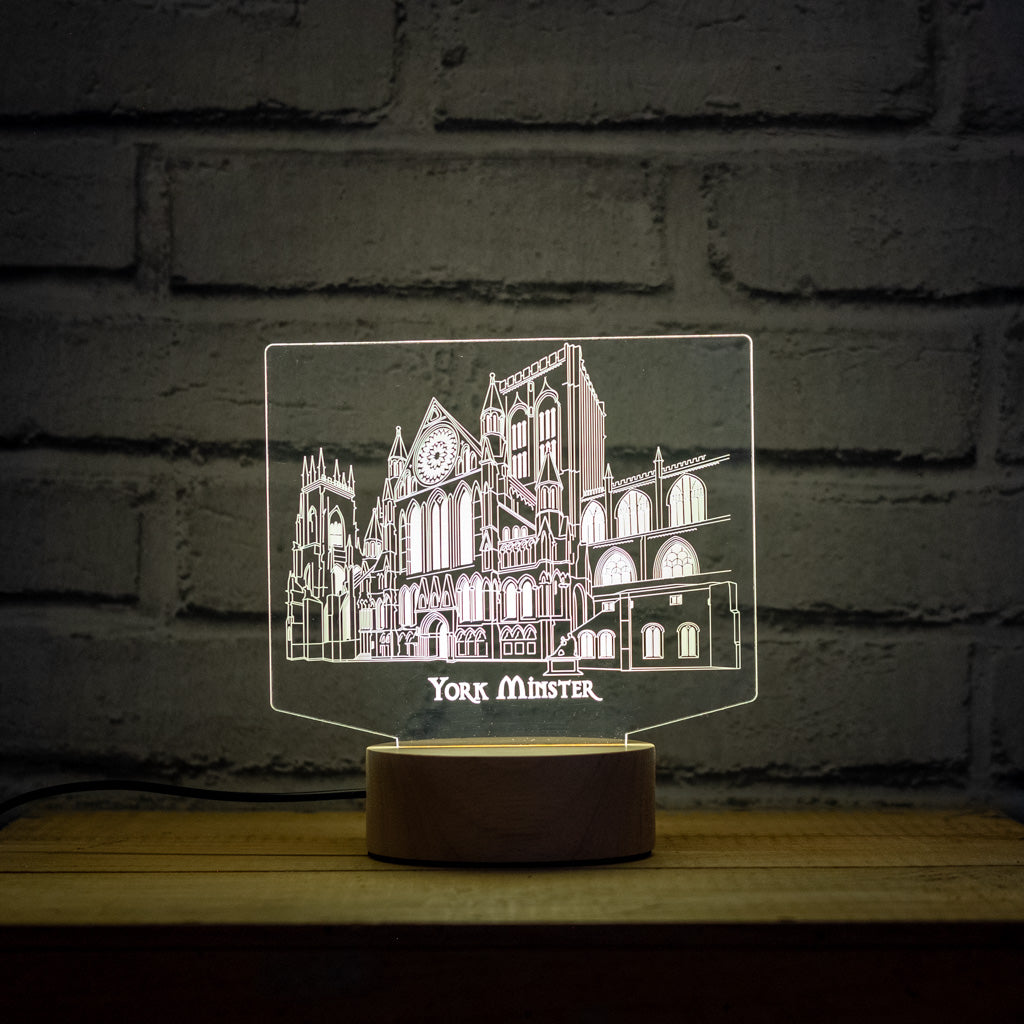 Medieval Gothic York Minster Cathedral Lamp