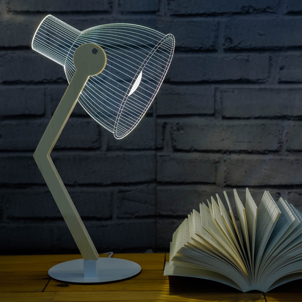 3D illusion led desk lamp in UK
