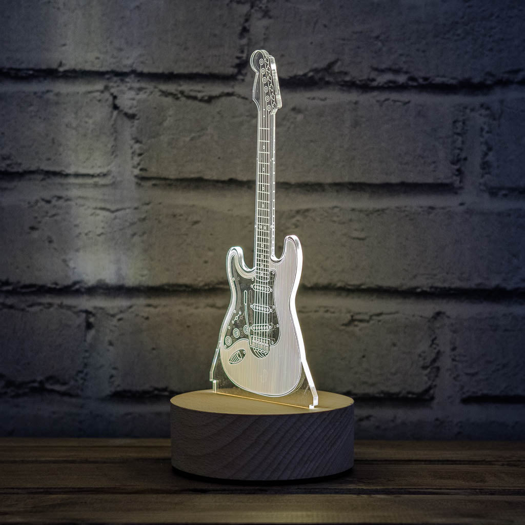3D illusion electric guitar lamp in the UK