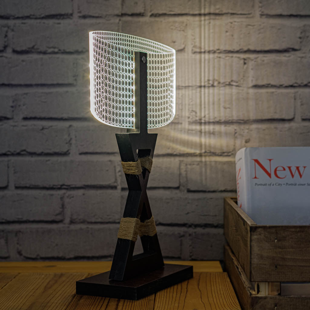 3D Illusion Round Table Lamp