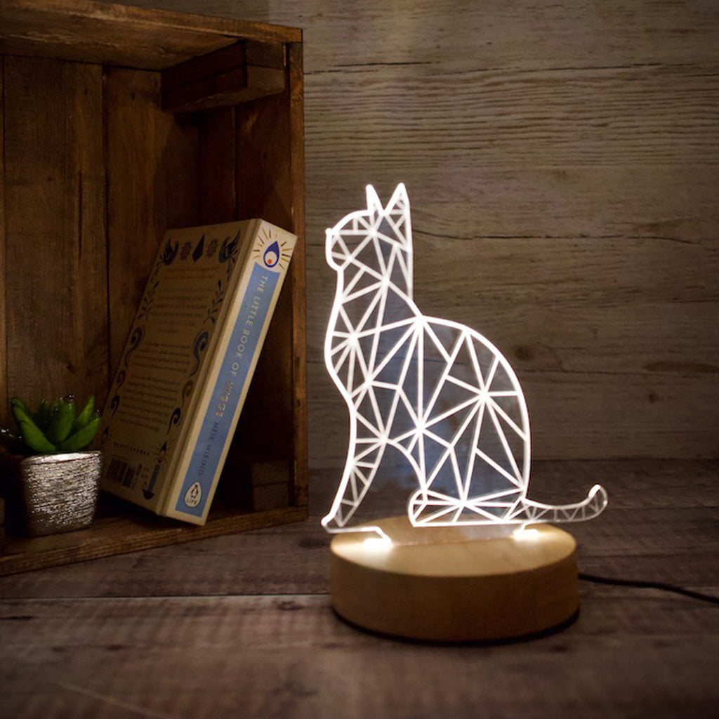 3D Illusion Cat Lamp in the UK