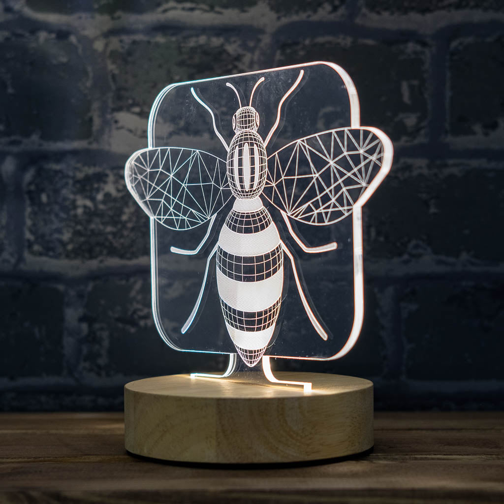 3D bee table lamp in the uk